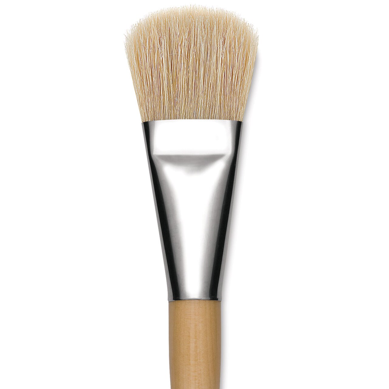 Blick Mega Natural Bristle Brush - Mega Filbert, Short Handle, Size 30